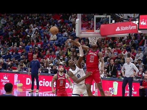 Yves Missi DISMANTLES Jaren Jackson Jr. | Pelicans-Grizzlies Highlights
