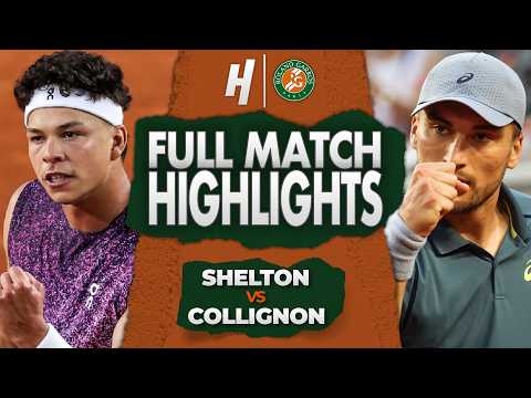 Ben Shelton vs Raphael Collignon - FULL Match Highlights | Roland Garros 2026