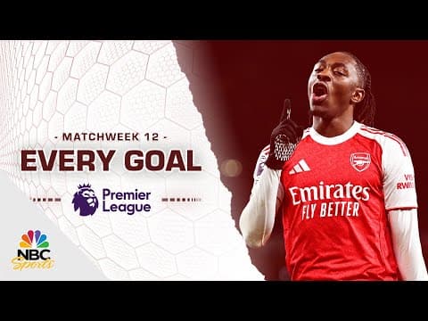 Every Premier League goal from Matchweek 12 (2025-26) | Premier League | NBC Sports