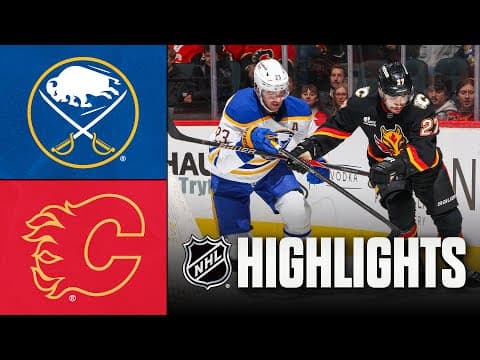 Sabres vs. Flames | NHL Highlights | December 08, 2025