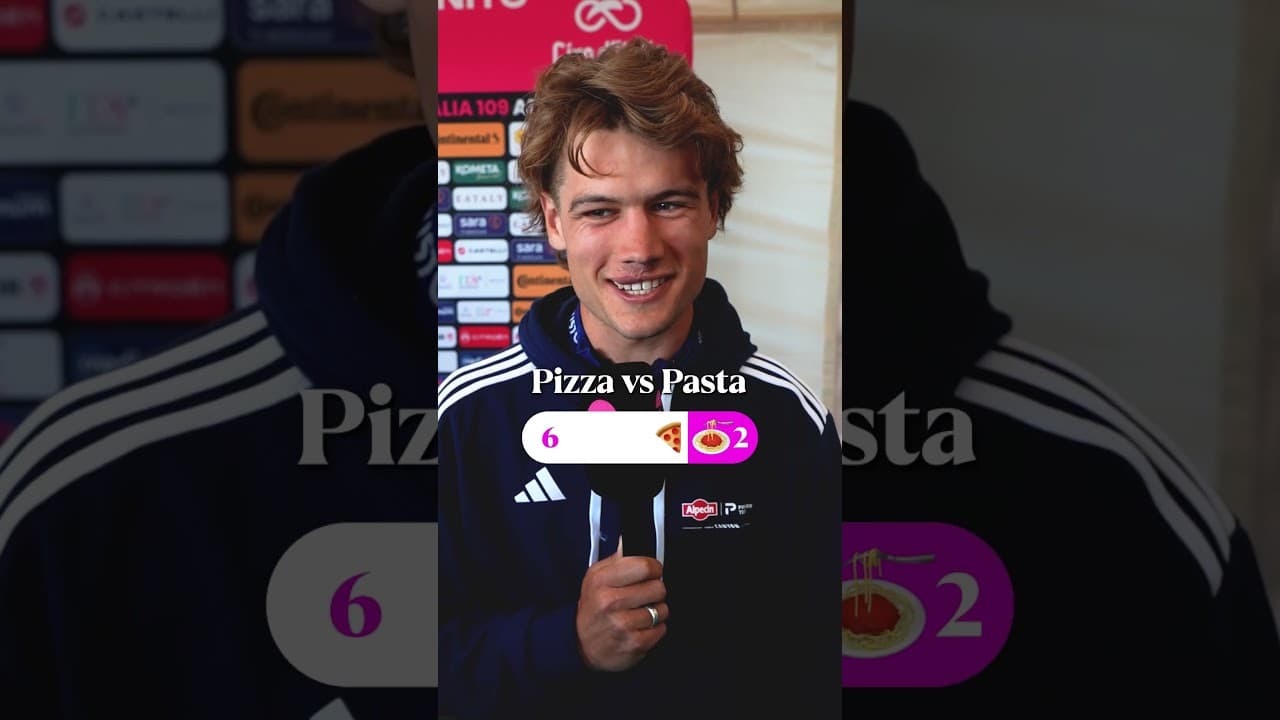 🇮🇹 The Giro d’Italia is heading home... so it’s time for important questions: Pizza or pasta? 🍕🍝