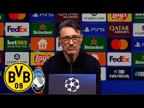 Live: Pressekonferenz mit Niko Kovac | BVB – Atalanta BC | UEFA Champions League