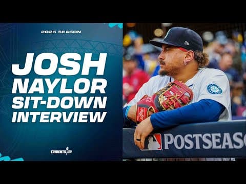 Josh Naylor Sit-Down Interview After Signing with the Mariners