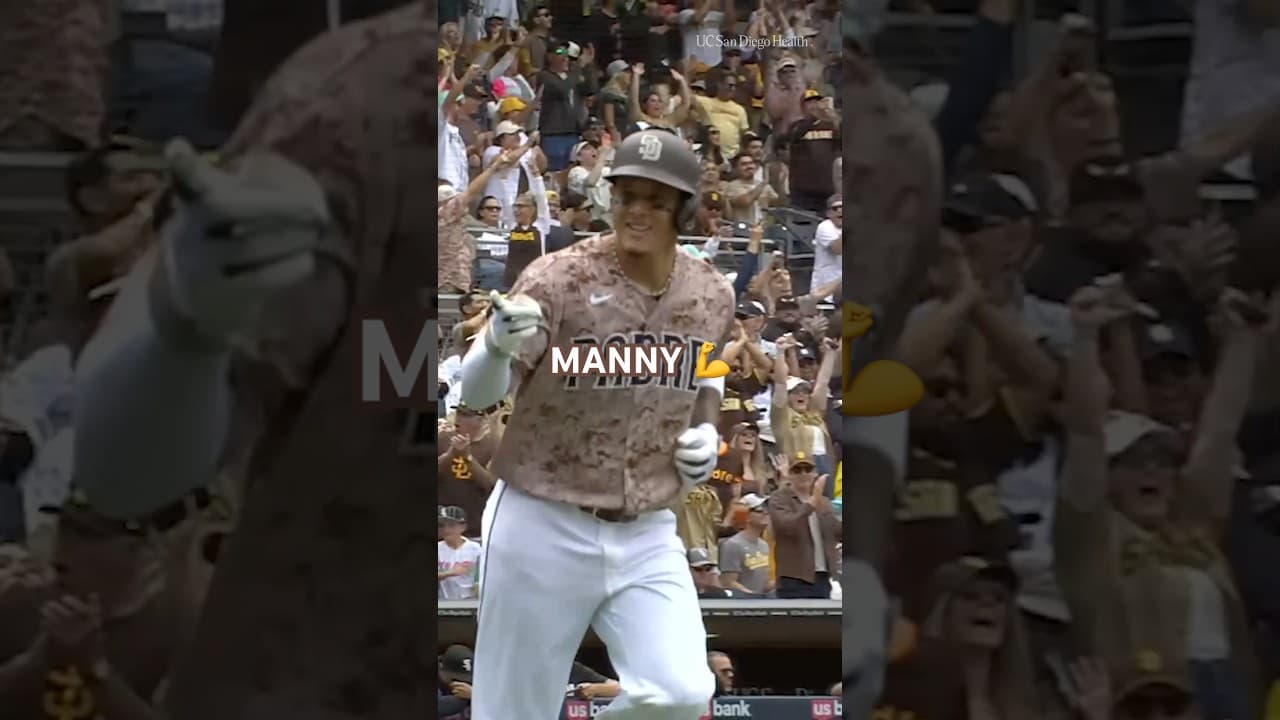 There goes that Manny. #mlb #padres #homerun #highlights #sports #baseball #mannymachado