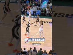 Jalen Brunson’s 22 PTS in the 1Q is a season-high points in a single quarter 🔥 #knicks #record