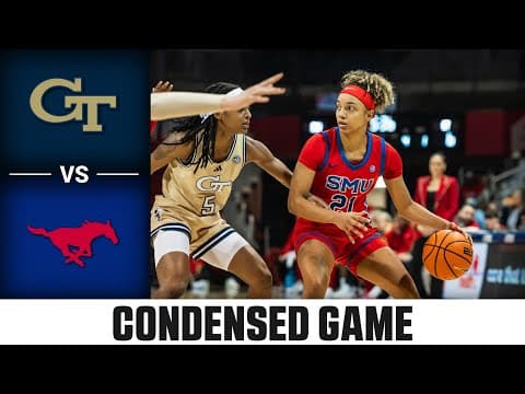 Georgia Tech vs. SMU Condensed Game | 2025-26 ACC Women’s Basketball