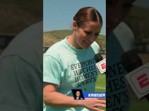 Ali Krieger's response to Alyssa Thompson 👀