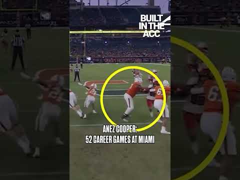 ⭐️ Elite in pass protection. Anez  Cooper is #BuiltInTheACC    #nfldraft #collegefootball #miami