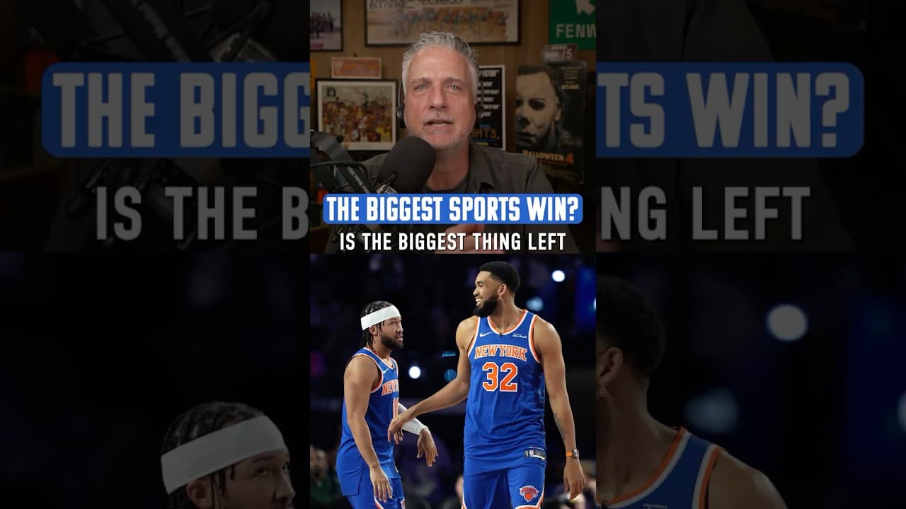 Is the Knicks winning the NBA Finals one of the biggest wins left in any sport? 🤔