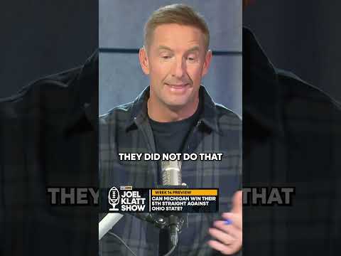 Can Michigan win their 5th straight game vs. Ohio State? 👀 #thegame #michigan #ohiostate