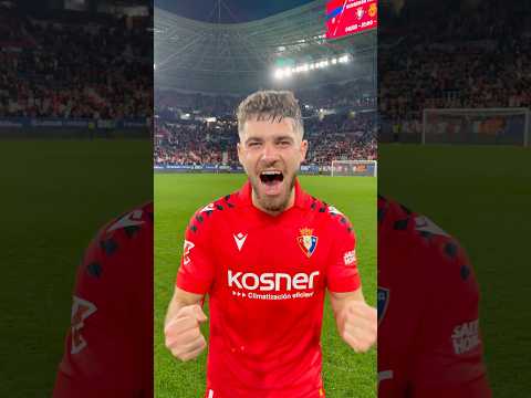 Aimar, Iker Muñoz y Sergio Herrera, este vídeo de celebración del #OsasunaRealMadrid lo tiene todo