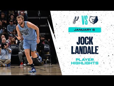 Jock Landale Highlights vs  San Antonio Spurs