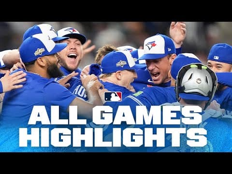 Highlights from ALL games on 10/8! (Blue Jays advance to ALCS, big wins by Cubs, Phillies, Tigers!)