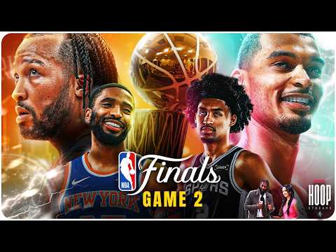 NBA FINALS Game 2: Knicks take Game 1, can the Spurs respond?! 🏀 👀 | Hoop Streams