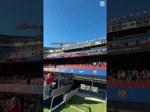 Welcome to Spotify Camp Nou 👋🏟️ #shorts #fcbarcelona #football