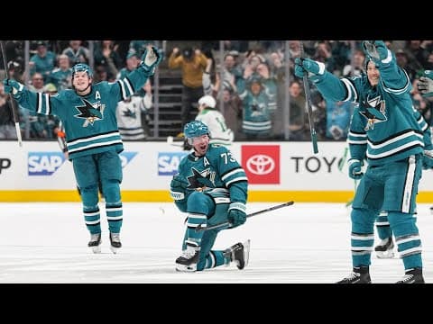 Toffoli wins it for Sharks in OT!!