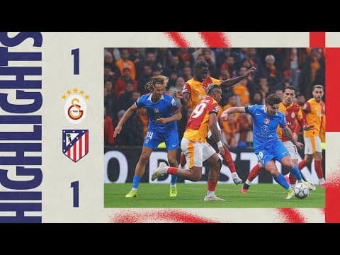 Galatasaray 1-1 Atlético de Madrid | ⚽ Giuliano | HIGHLIGHTS, Champions League - MD7