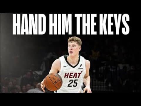 The Miami Heat Found a GEM in Kasparas Jakucionis. Has Tyler Herro's Injury Opened the door?