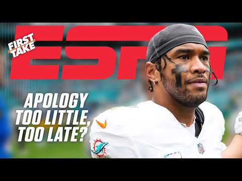 Tua Tagovailoa calls Week 6 comments a mistake 👀 Stephen A. respects his accountability | First Take