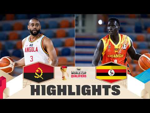 Angola 🇦🇴 v Uganda 🇺🇬 | Highlights | FIBA Basketball World Cup 2027 African Qualifiers