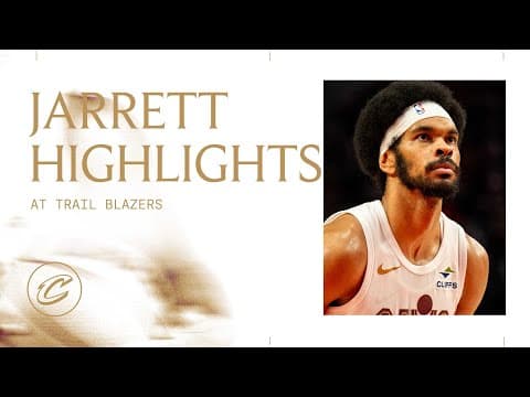 Cavs at Trail Blazers | Jarrett Allen Highlights | 02.01.2026