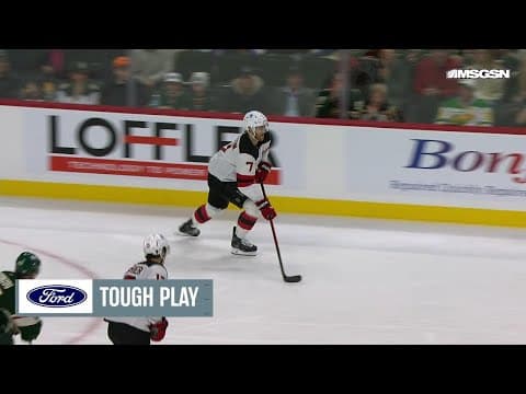 Jesper Bratt scores a goal against the Minnesota Wild