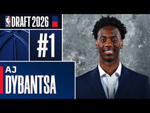 AJ Dybantsa goes #1 Overall by the Washington Wizards in the 2026 NBA Draft!