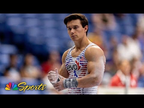 Brody Malone shows off on bars, rings on Day 2 at 2025 U.S. Gymnastics Championships | NBC Sports