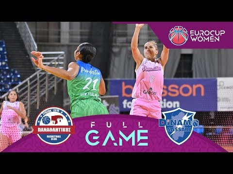 LIVE - Panathlitikos Sykeon v BDS Dinamo Sassari | EuroCup Women 2025-26 | Qualifiers