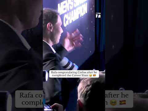 Rafa Nadal is the best hype man 🫂🥲 #tennis #nadal #spain #sports