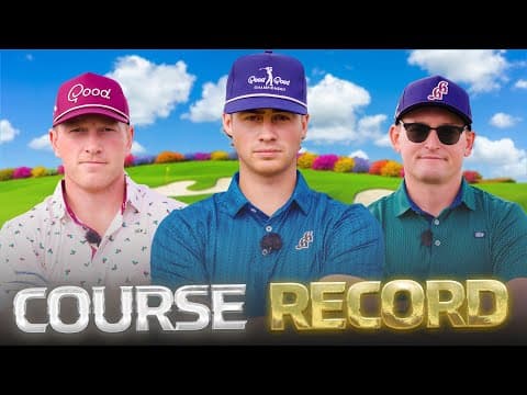 Someone Set an Official Course Record.