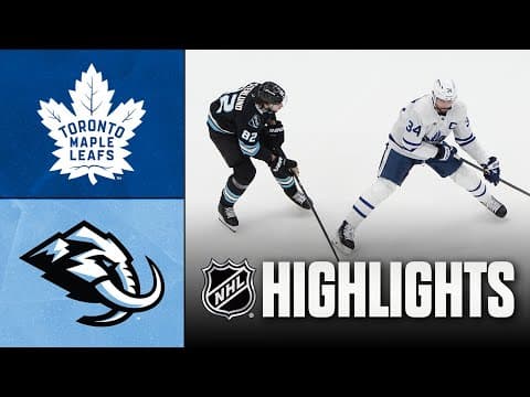 Maple Leafs vs. Mammoth | NHL Highlights | January 13, 2026