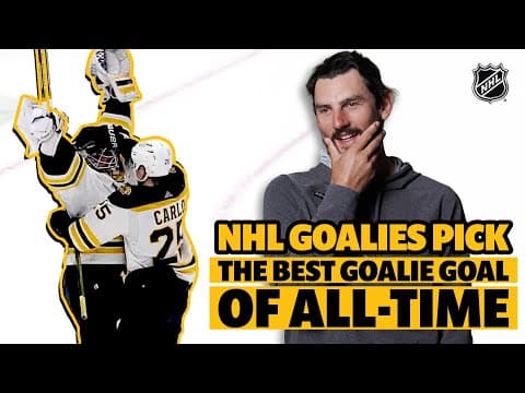 The GREATEST Goalie Goal EVER? NHL Goalies Debate the Top Goalie Goal in History