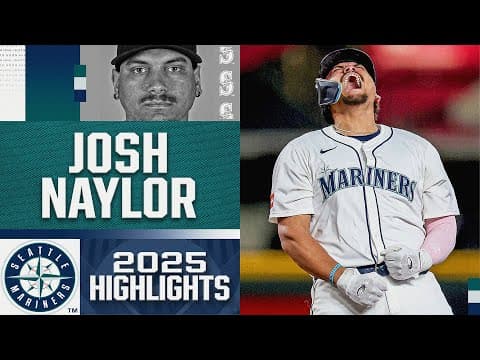 Josh Naylor's best moments with the Mariners in 2025! (Reportedly re-signing with team) 🔱