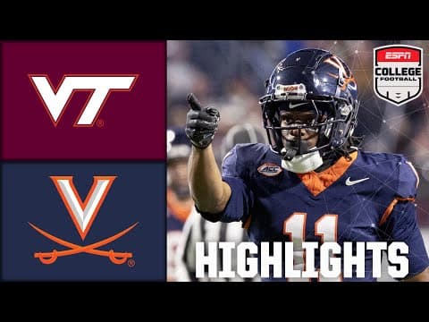 Virginia Tech vs. Virginia Cavaliers | Full Game Highlights | ESPN College Football