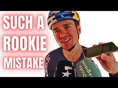 Tom Pidcock REACTS After Rookie Mistake Cost Him A Win