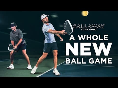 PGA Tour Pros Play Pickleball: Sam Burns vs Blades Brown