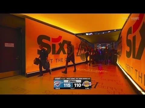 LeBron James exits Los Angeles Lakers' court for final time of 2025-26 NBA season | NBA on ESPN