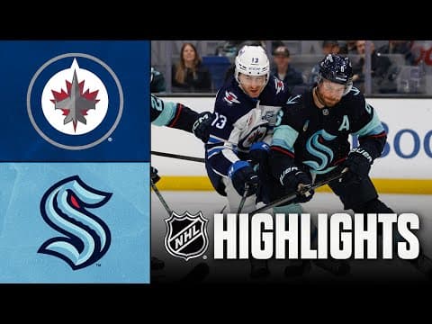 NHL Highlights | Jets vs. Kraken | November 13, 2025
