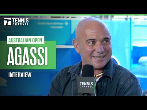 Andre Agassi Talks Playing Alongside Federer, Apple Docuseries, and Laver Cup | 2026 Australian Open