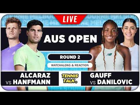 ALCARAZ vs HANFMANN • Australian Open 2026 • LIVE Tennis Watchalong