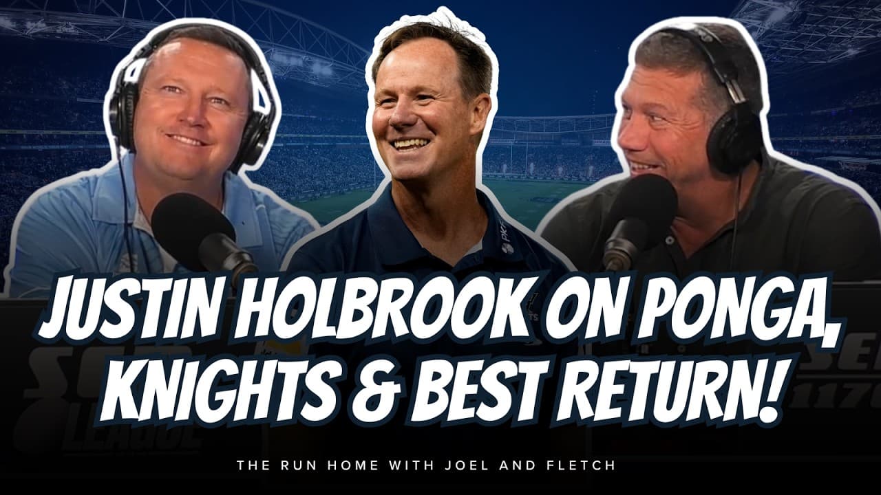 #NRL | Newcastle Knights coach Justin Holbrook joins Joel and Fletch!