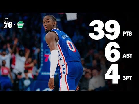 Tyrese Maxey Scores 27 in Second Half Alone