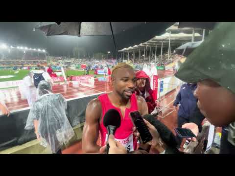 Noah Lyles Blames Bad Start For Loss To Oblique Seville In Lausanne Diamond League 100m