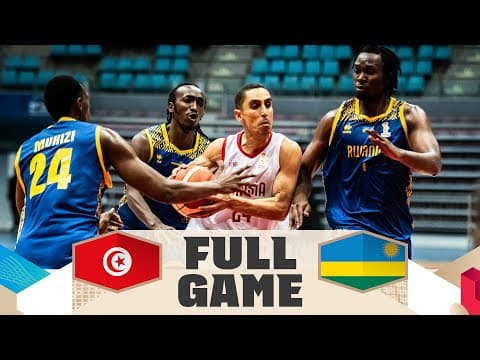 LIVE - Tunisia v Rwanda | FIBA Basketball World Cup 2027 African Qualifiers