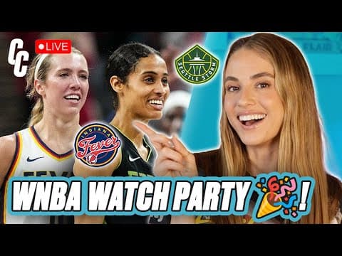 BIG GAME! The Indiana Fever vs. The Seattle Storm🔥 (WATCH PARTY!)
