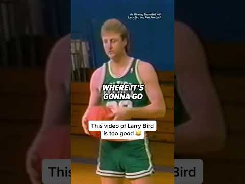 Larry couldn’t even miss on purpose 😭 #larrybird