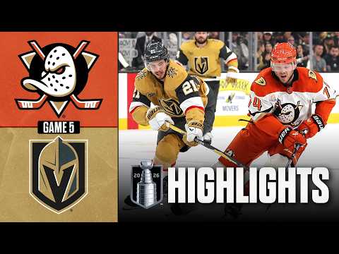 Ducks vs. Golden Knights | NHL Playoff Highlights | Game 5 | May 12, 2026