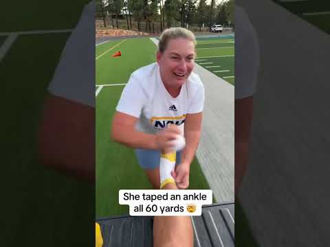 Elite athletic trainer vibes 😤 (via @amanda_the_at/TT)