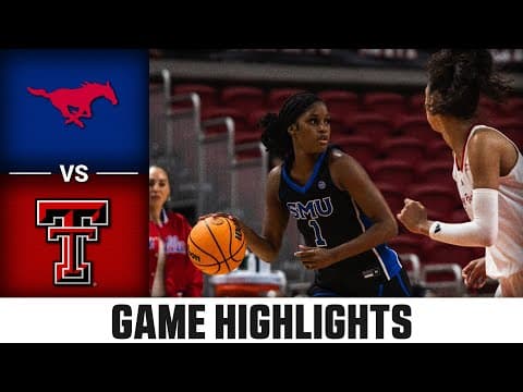 SMU vs. Texas Tech Game Highlights | 2025-26 ACC Women's Basketball